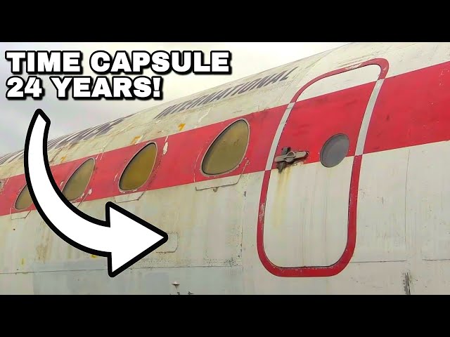 Untouched Plane since 24 Years! | INSIDE french Caravelle