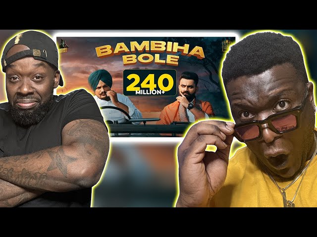 American Rapper Reacts To | BAMBIHA BOLE (Official Video) Amrit Maan | Sidhu Moose Wala (REACTION)
