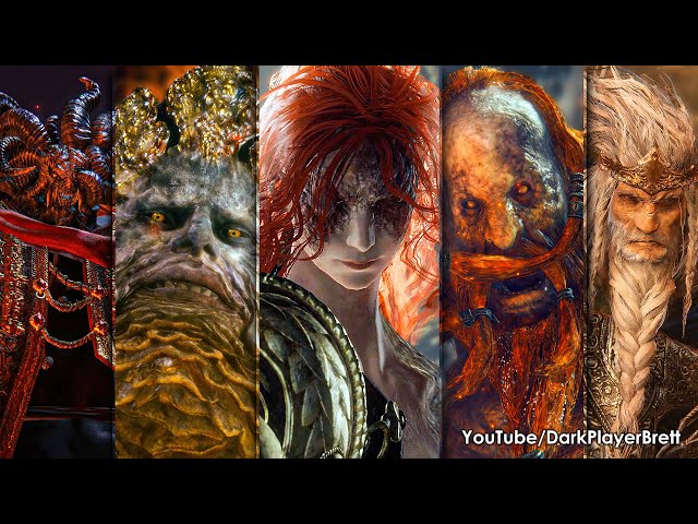 Elden Ring - All Bosses With Cutscenes (NO DAMAGE) [2K 60FPS]
