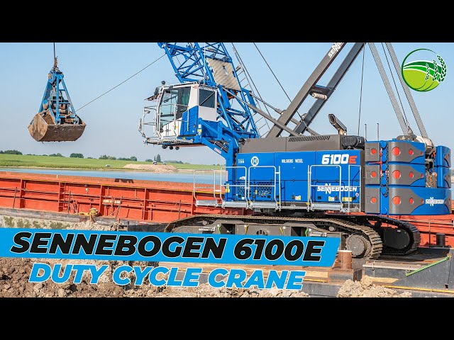 SENNEBOGEN 6100E Heavy Duty Crane Crawler - Soil Backfilling - Biggest Excavator