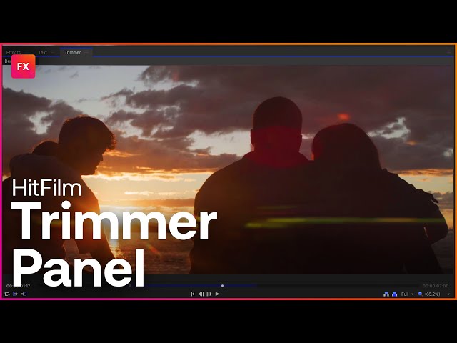 How to use the Trimmer Panel in HitFilm | Editing Techniques
