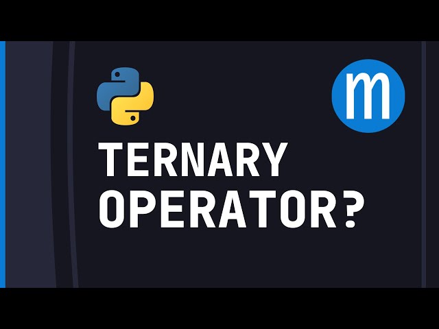 Python's ternary operator