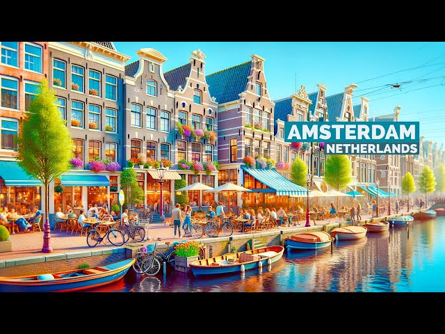 Amsterdam, Netherlands - The City Of Canals - 4k HDR Walking Tour (▶139min)