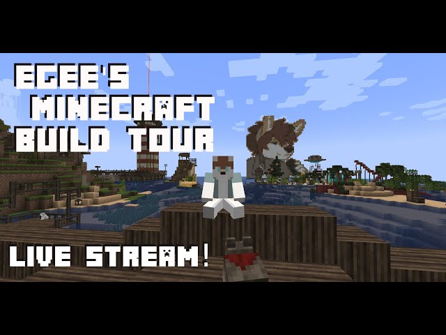 [Live Gaming] Let's Explore Egeeville & Beyond! | Looking at builds on Egee's Minecraft Server! 👀