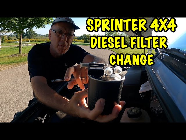 SPRINTER FUEL FILTER CHANGE - We show you step by step how to change a Mercedes Sprinter Fuel Filter