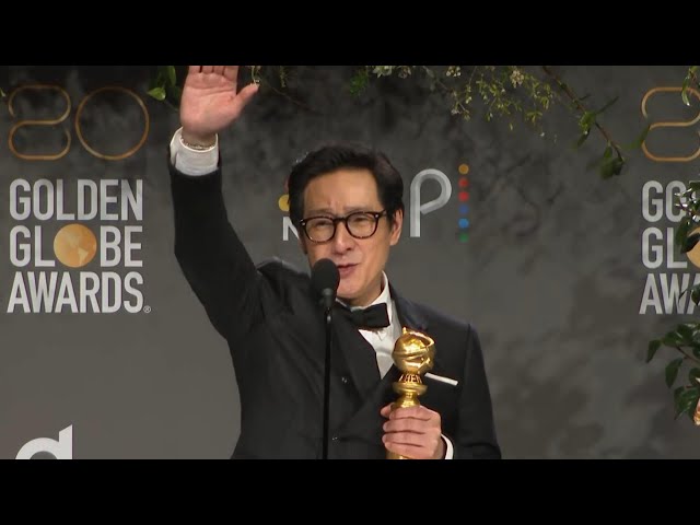 Golden Globes 2023 | Ke Huy Quan (Full Backstage)
