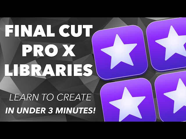 Final Cut Pro X Libraries MADE EASY - How to create a new FCPX Library for your video footage