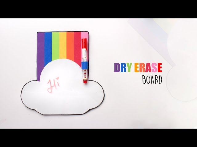 Rainbow Dry Erase Board | DIY White Board