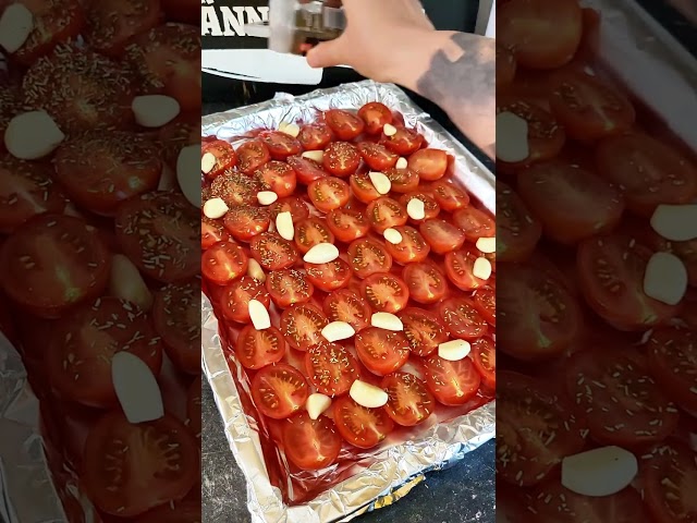 🍅Eingelegte Tomaten selbst machen! Einfach und lecker 😋