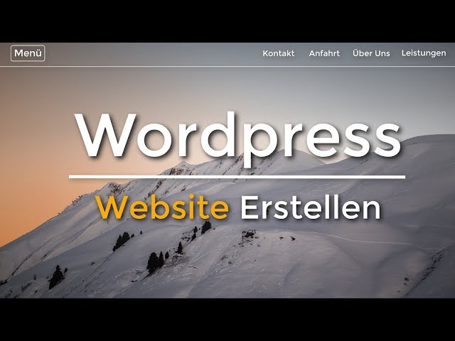 Wordpress Website Erstellen - (Neu) - Tutorial in 20 EINFACHEN Schritten | (Deutsch/German)