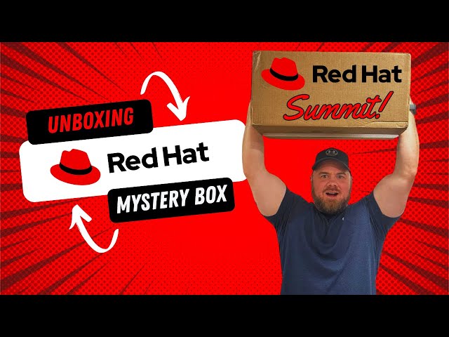 They Gave Me a SECRET Box for Red Hat Summit... You WON'T Believe What's Inside! (Tech Loot?)