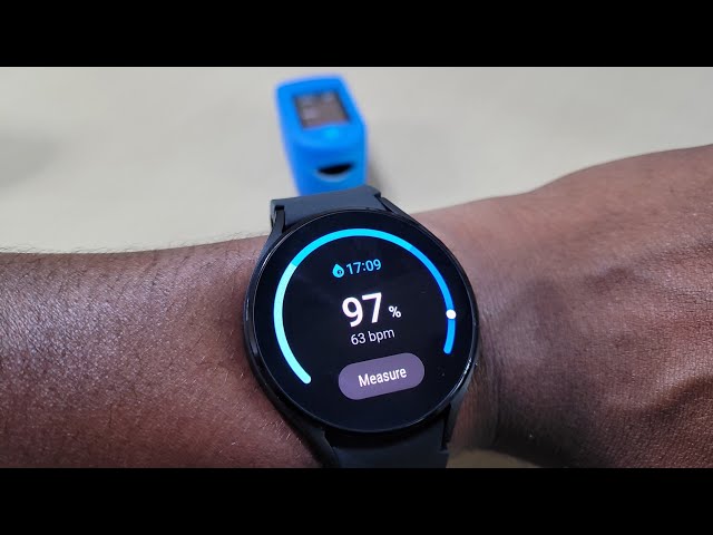 Samsung Galaxy Watch4 Blood Oxygen testing
