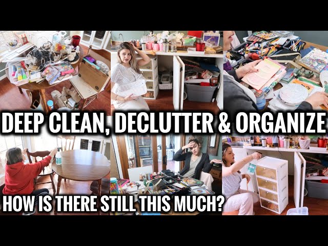 EXTREME DEEP CLEAN, DECLUTTER & ORGANIZE! I Can't Believe This Happened! My Journey to Minimalism!