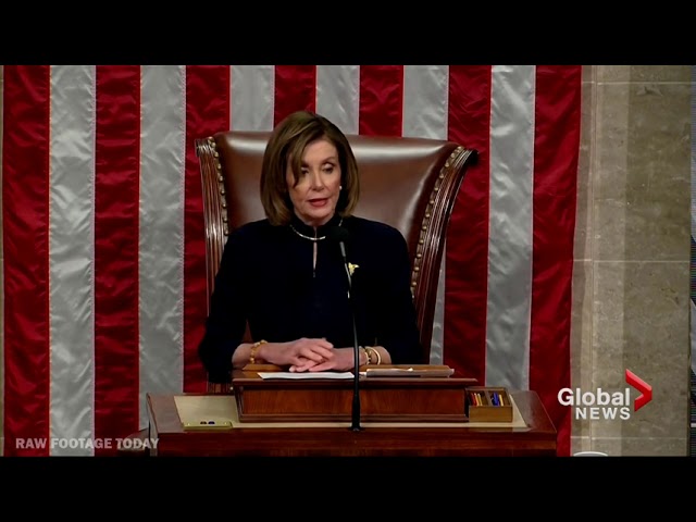 President Donald Trump impeached by U.S. House of Representatives