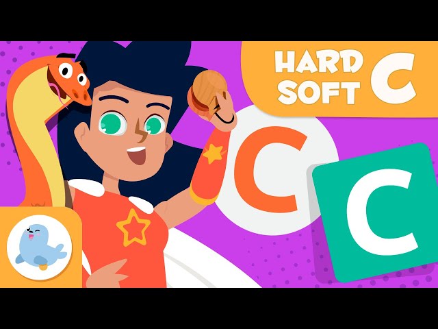 HARD C / SOFT C 🦸‍♀️ SPELLING AND GRAMMAR for Kids 📝 Superlexia⭐ Episode 11