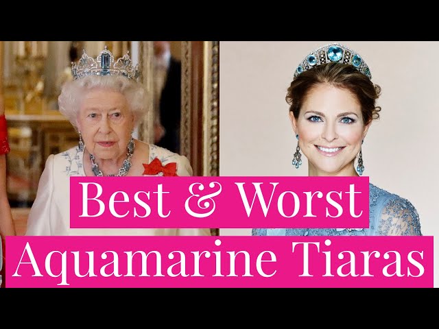 Best & Worst Aquamarine Tiaras - Brazilian Aquamarine Tiara, Swedish Kokoshnik Tiara, Faberge Tiara