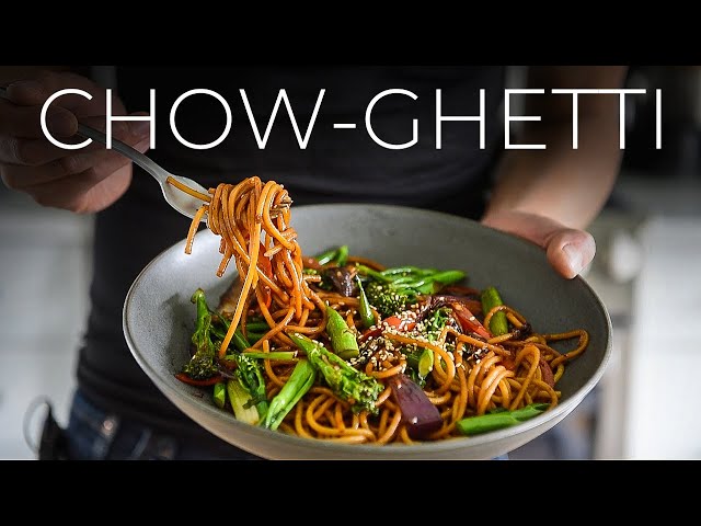 This Spaghetti Chow Mein Recipe is ONE MEIN DISH