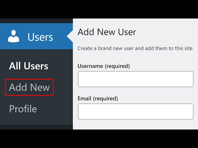 How to Add New Users to Your WordPress Website