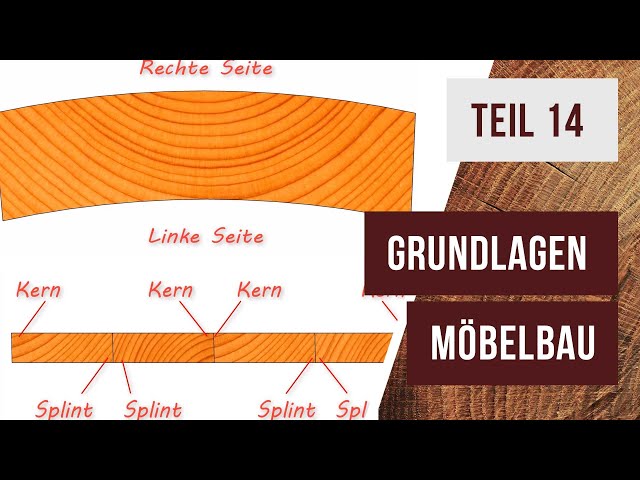Grundlagen Möbelbau - Teil 14 - Wie arbeitet Holz?