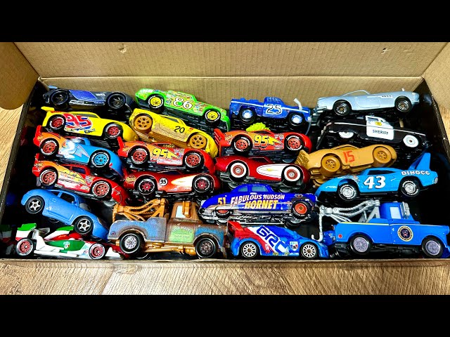 Looking for Disney Pixar Cars: Lightning McQueen, Tow Mater, Doc Hudson, Chick Hicks, Storm, Sally