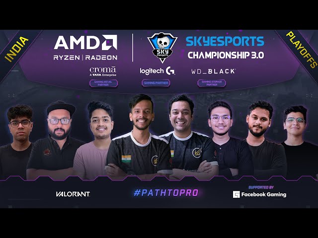 | Hindi | AMD Ryzen Skyesports Championship 3.0 | Valorant India Playoff | Day 1 | TeamVLT, Valor