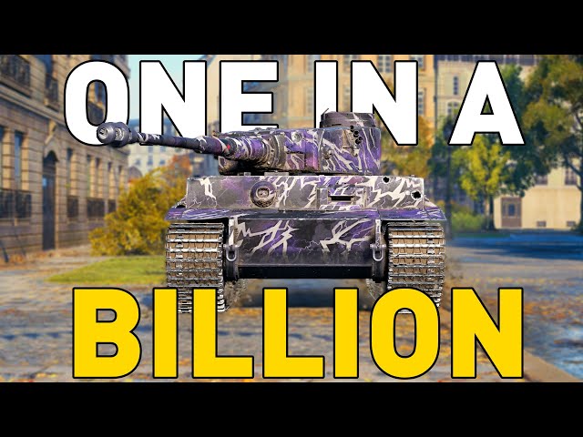 1 in a BILLION game of World of Tanks!