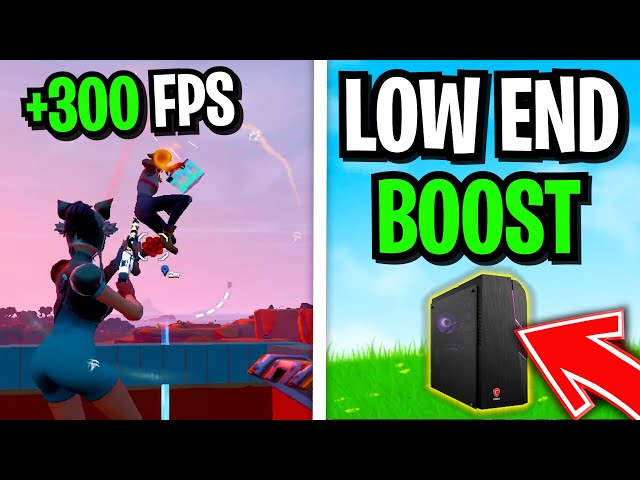 How To Speed Up Low End PC (Best FPS Boost)