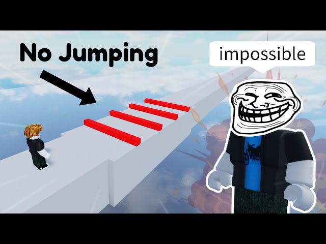 Noob vs No-Jumping Troll Obby (Roblox Obby Creator)