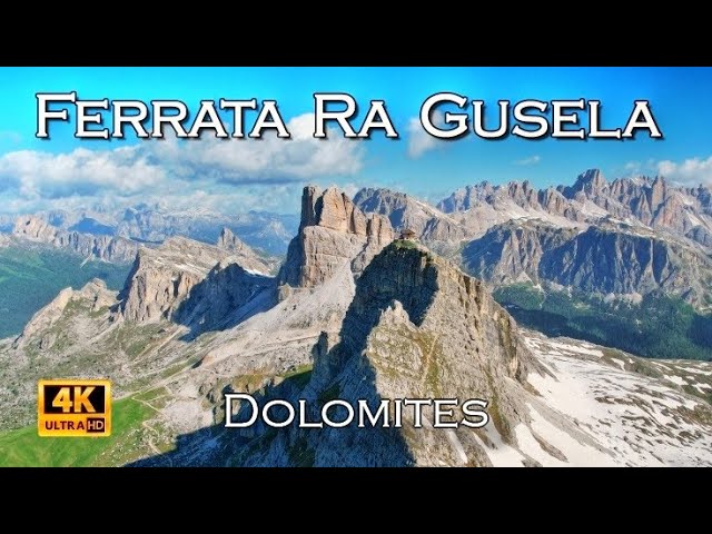 Dolomites • Via ferrata Ra Gusela - Monte Nuvolau 4K