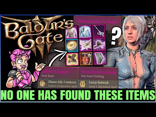 Baldur's Gate 3 - Only 0.1% of Players Find These Items - 11 HIDDEN OP Weapons & Armor Gear Guide!
