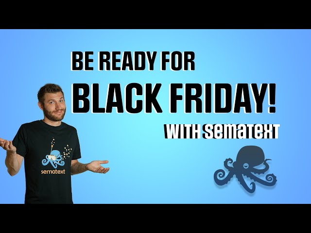 Monitoring Websites on Black Friday with Sematext
