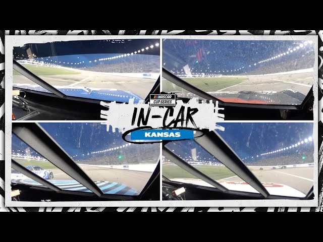 Watch the final two laps from Kansas from multiple in-car angles | NASCAR