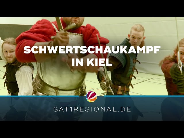 Schwertschaukampf: Kieler trainieren für Auftritte auf Mittelaltermärkten