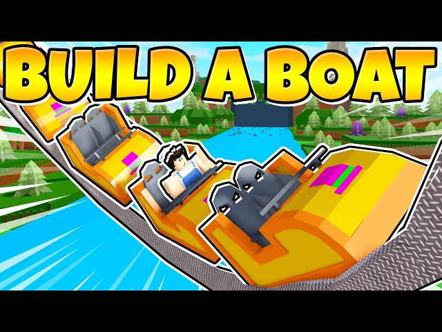 How to build a PERFECT ROLLER COASTER In Build a Boat!