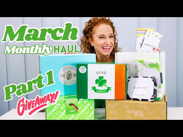 Monthly Subscription Box Haul - March 2024 - Part 1 of 2 | The Fun Doesn't Stop Here