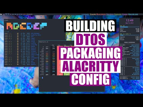 Packaging My Alacritty Config For DTOS