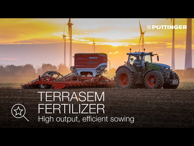 PÖTTINGER - TERRASEM FERTILIZER mulch seed drills with direct fertilisation - High output sowing