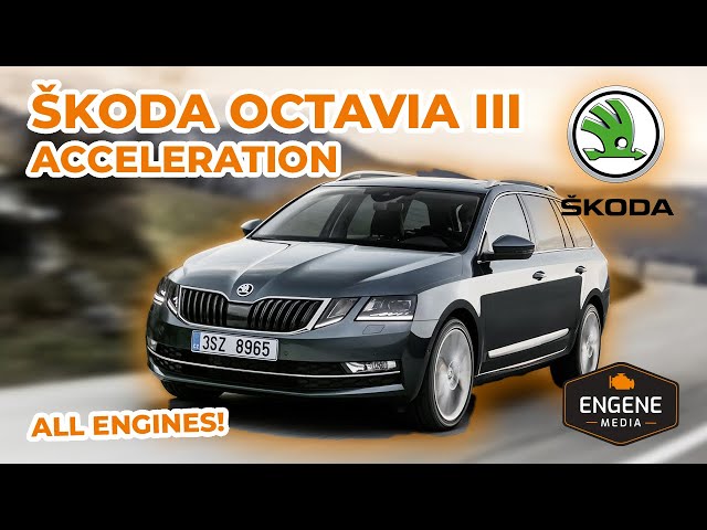 BIG CLASH of Skoda Octavia III / All engines acceleration compilation