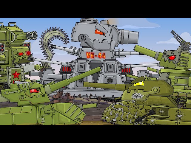 All episodes: VK-44 breaches the defense lines. Cartoons about tanks