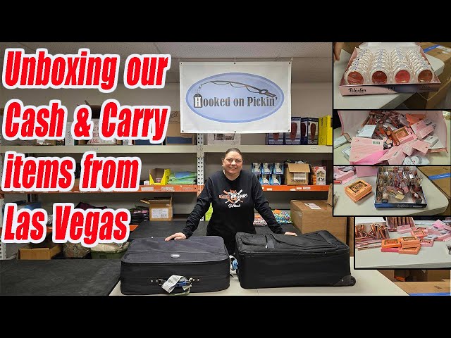 Las Vegas Cash & Carry Unboxing of Jewelry, Makeup, Engravable pendants, sterling silver & much more