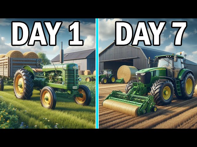DAY 7 of Farming Until I Make $1 BILLION in Farming Simulator...