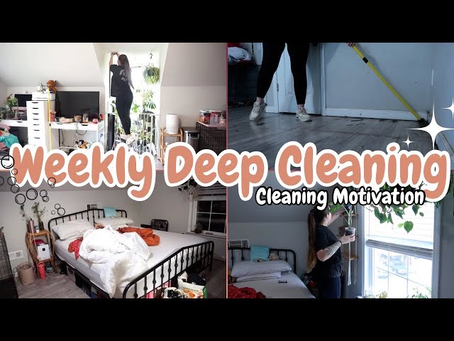 Weekly Deep Clean with me 🧼 🫧 | Cleaning Routine | Cleaning Motivation | SimplyKassidy