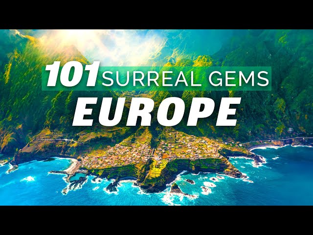 101 Best Kept Secret Places to Visit in Europe 😎 4K Travel Guide