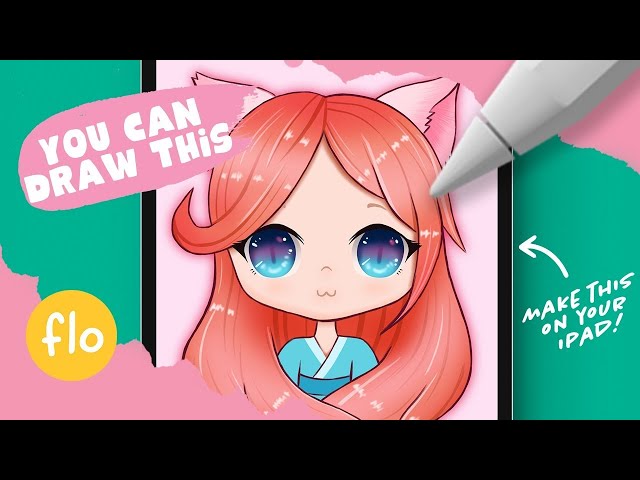 You Can Draw This MANGA GIRL in PROCREATE - Tutorial for Beginners