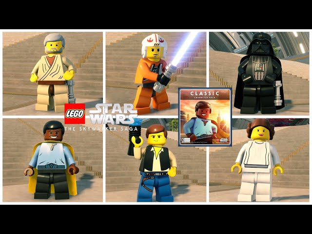 All Classic Character Pack Characters in LEGO Star Wars The Skywalker Saga!