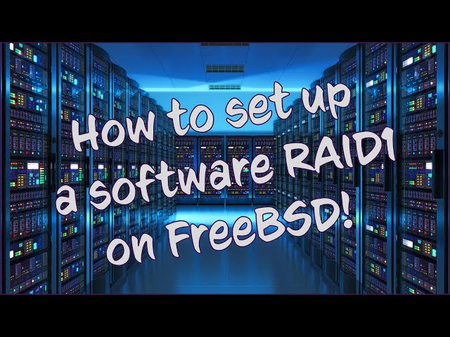How to set up a Software RAID1 on FreeBSD