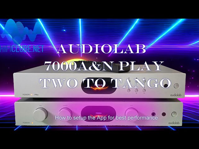 Audiolab A+N-Play  DTS Play Fi high resolution settings
