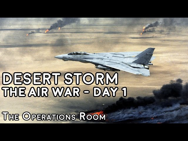Desert Storm - The Air War, Day 1 - Animated
