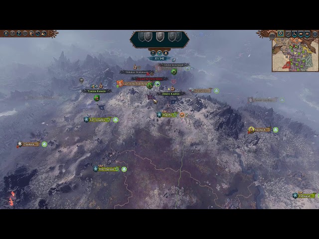 This is 1000 Hours of total war warhammer 3 Legendary Ice Court Kislev Campaign 5.0