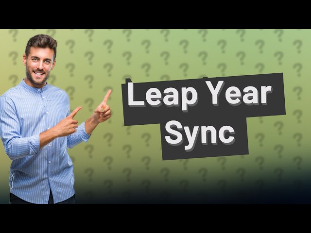 Why do we skip leap years?